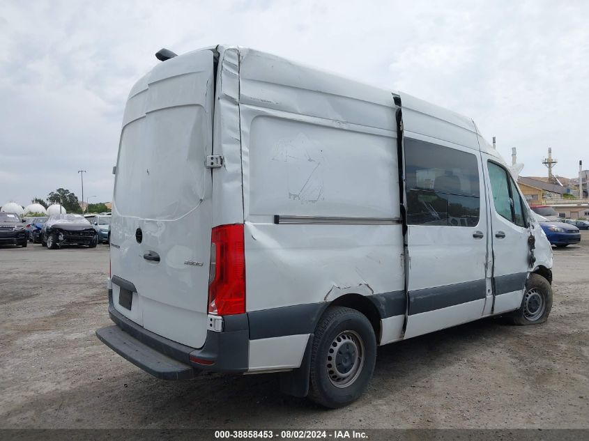 2021 Mercedes-Benz Sprinter 2500 Standard Roof I4 Diesel VIN: W1W4DBHY2MT053450 Lot: 38858453