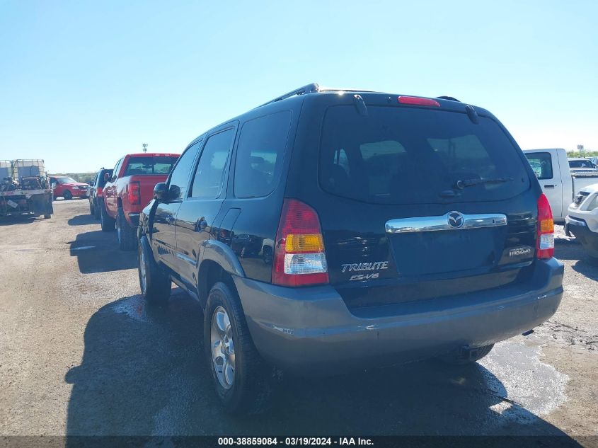 2001 Mazda Tribute Es V6/Lx VIN: 4F2CU09121KM57010 Lot: 38859084