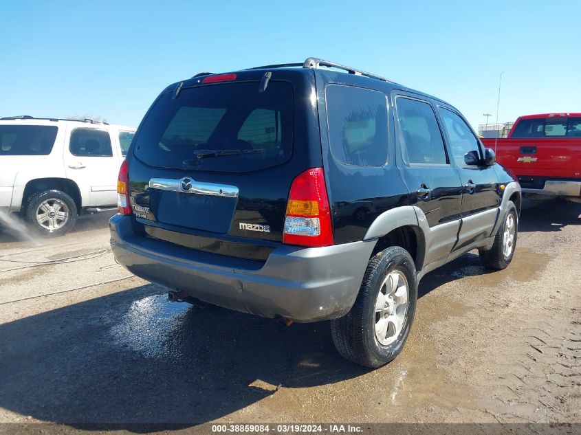 2001 Mazda Tribute Es V6/Lx VIN: 4F2CU09121KM57010 Lot: 38859084