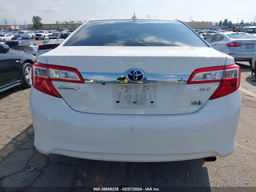2014 TOYOTA CAMRY HYBRID XLE - 4T1BD1FK9EU126557