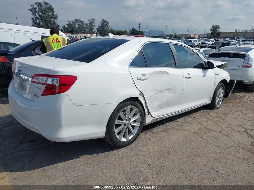 2014 TOYOTA CAMRY HYBRID XLE - 4T1BD1FK9EU126557