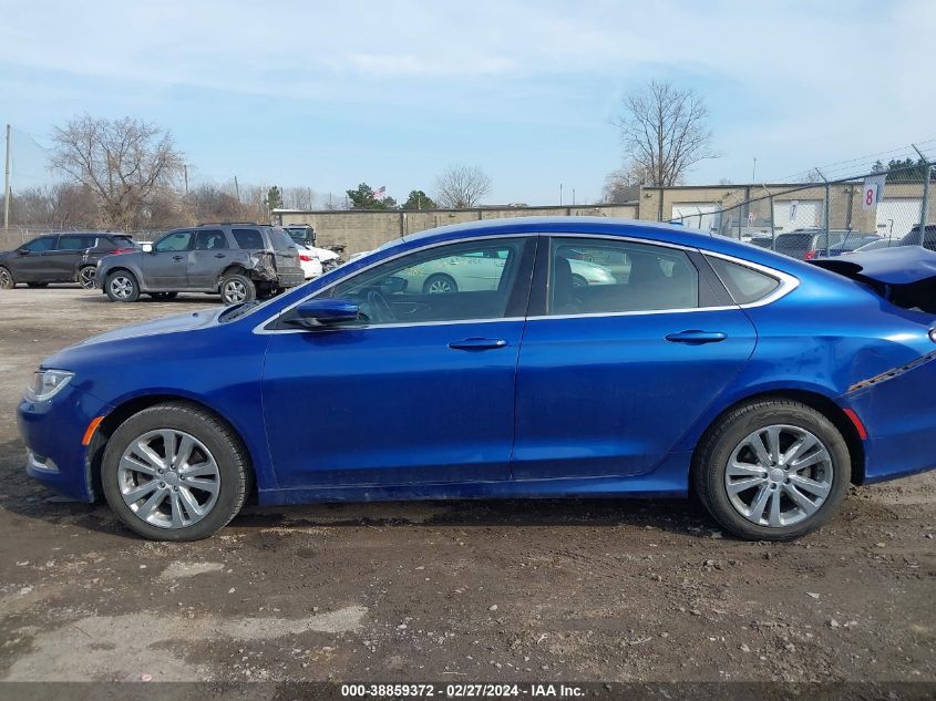 2016 Chrysler 200 Limited VIN: 1C3CCCAB2GN154555 Lot: 38859372