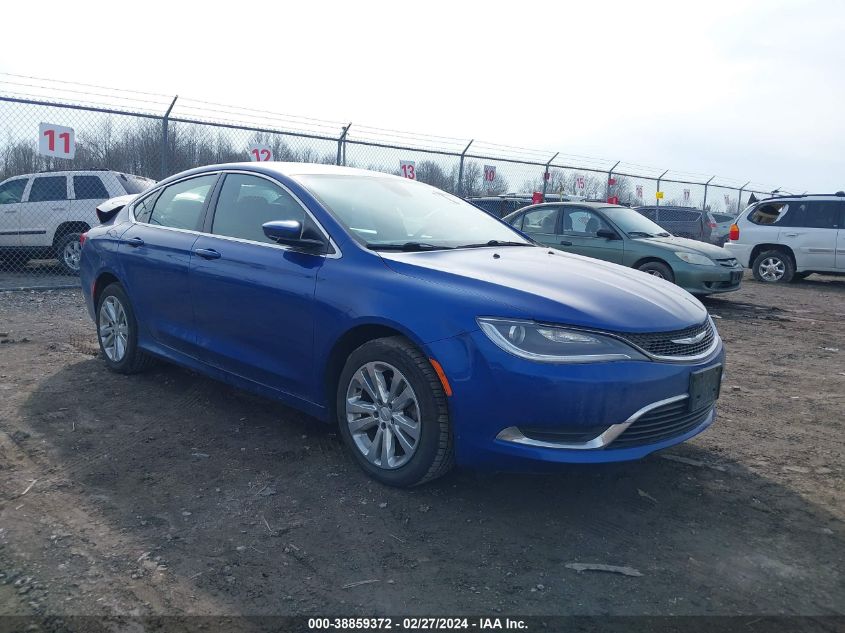 2016 Chrysler 200 Limited VIN: 1C3CCCAB2GN154555 Lot: 38859372