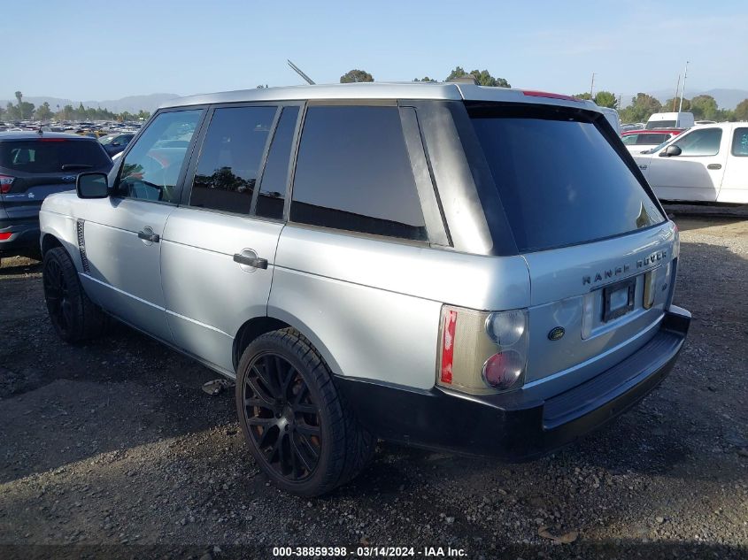 2007 Land Rover Range Rover Hse VIN: SALMF15477A242699 Lot: 38859398