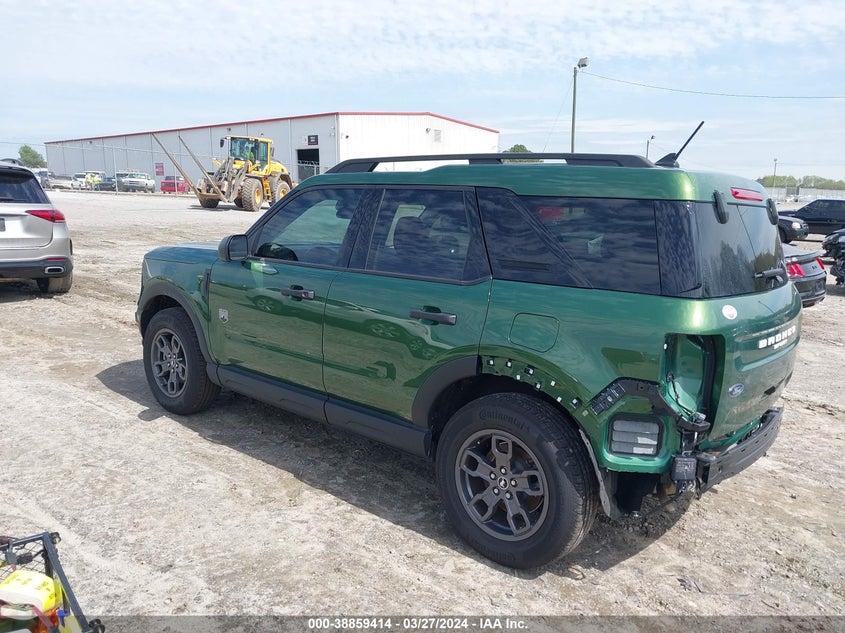 2023 Ford Bronco Sport Big Bend VIN: 3FMCR9B63PRD87528 Lot: 38859414