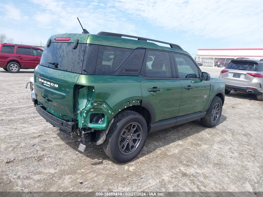 2023 Ford Bronco Sport Big Bend VIN: 3FMCR9B63PRD87528 Lot: 38859414