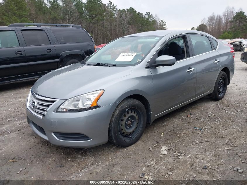 2014 Nissan Sentra Sv VIN: 3N1AB7AP4EY279990 Lot: 38859694