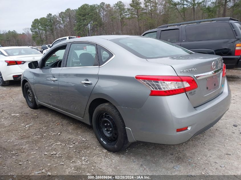 2014 Nissan Sentra Sv VIN: 3N1AB7AP4EY279990 Lot: 38859694