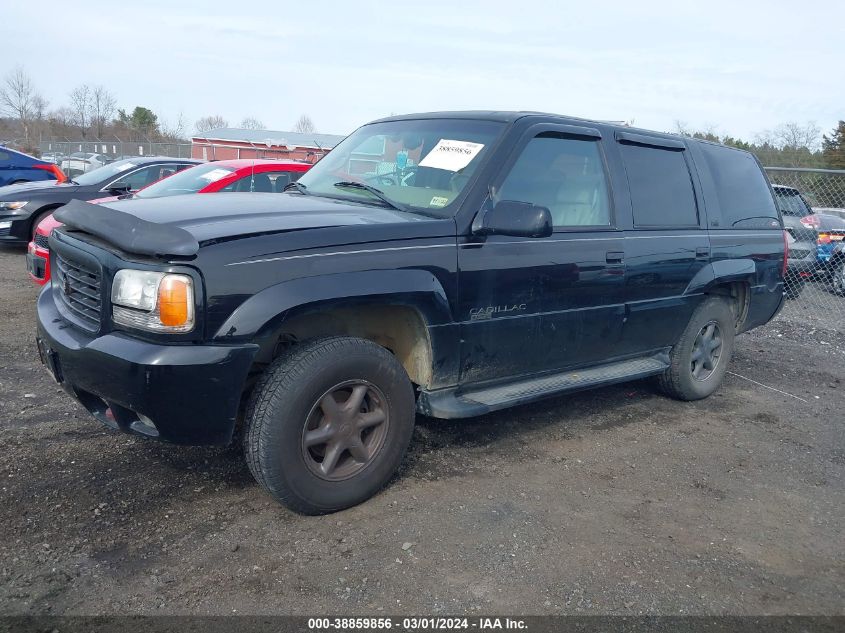 2000 Cadillac Escalade Standard VIN: 1GYEK63R4YR188018 Lot: 38859856