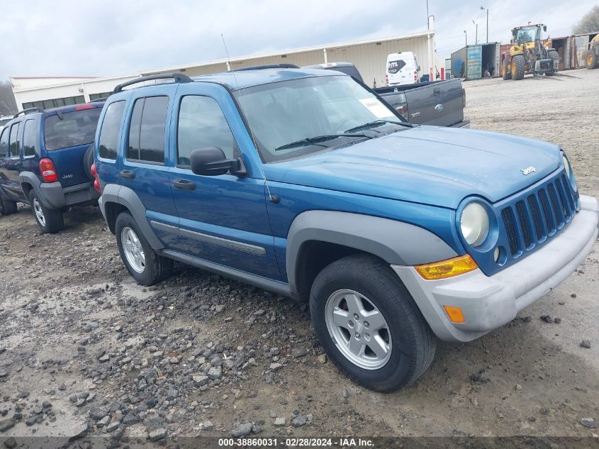 2005 Jeep Liberty Sport VIN: 1J4GK48K95W691193 Lot: 38860031