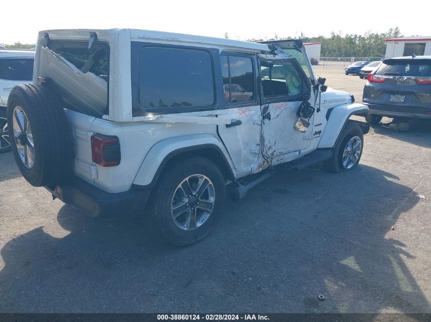 2021 Jeep Wrangler Unlimited Sahara 4X4 VIN: 1C4HJXEN1MW656479 Lot: 38860124