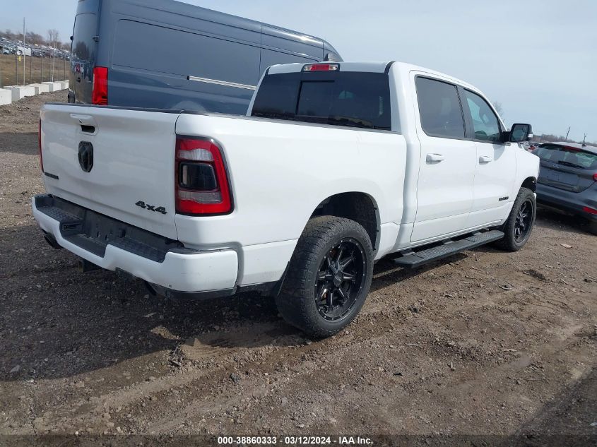 2021 Ram 1500 Big Horn 4X4 5'7 Box VIN: 1C6SRFFT7MN648597 Lot: 38860333