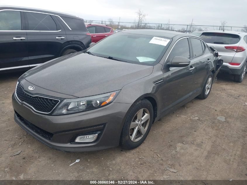 2014 Kia Optima Lx VIN: 5XXGM4A76EG286173 Lot: 38860346