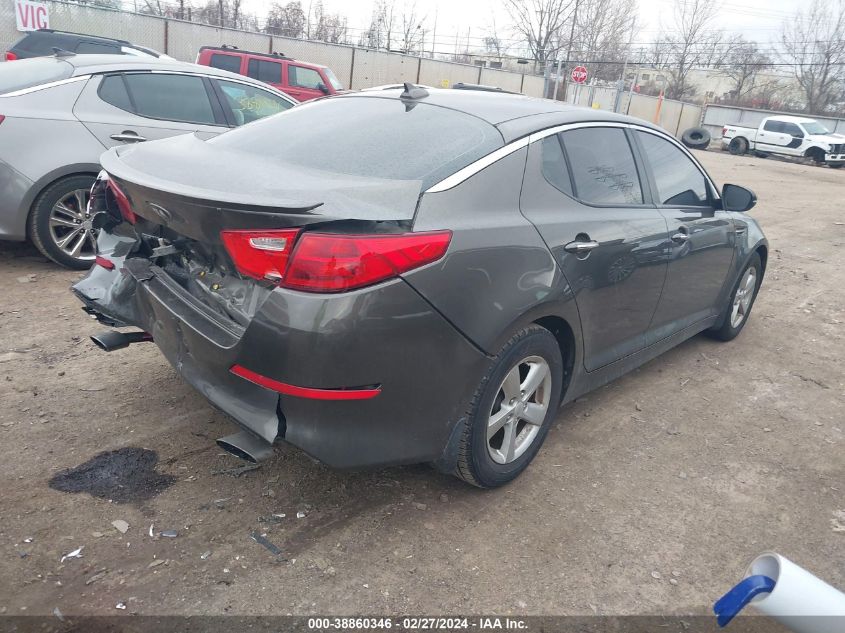 2014 Kia Optima Lx VIN: 5XXGM4A76EG286173 Lot: 38860346