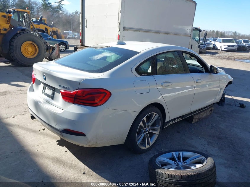 2019 BMW 430I Gran Coupe xDrive VIN: WBA4J3C51KBL05261 Lot: 38860404