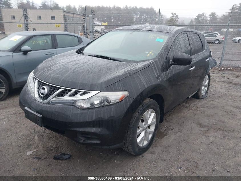 2012 Nissan Murano S VIN: JN8AZ1MW4CW213747 Lot: 38860469