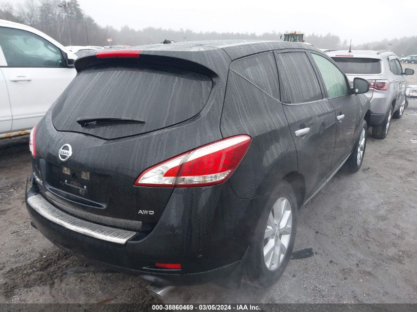 2012 Nissan Murano S VIN: JN8AZ1MW4CW213747 Lot: 38860469