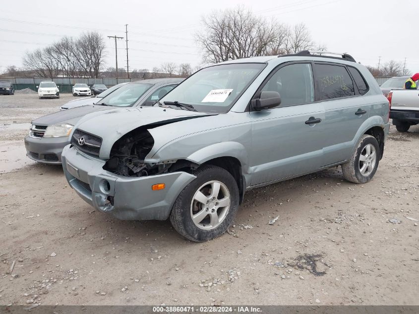 2005 Hyundai Tucson Gl VIN: KM8JM12B95U180880 Lot: 38860471