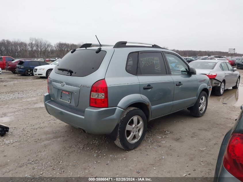 2005 Hyundai Tucson Gl VIN: KM8JM12B95U180880 Lot: 38860471