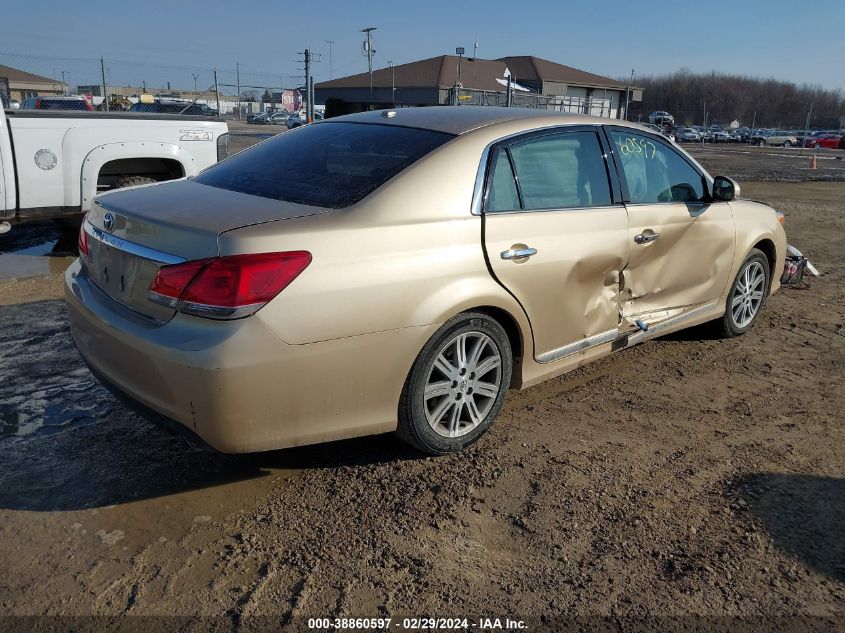 2011 Toyota Avalon Limited VIN: 4T1BK3DB5BU397213 Lot: 38860597