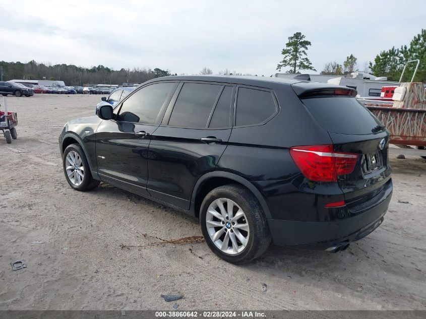 2013 BMW X3 xDrive28I VIN: 5UXWX9C50D0D08973 Lot: 38860642