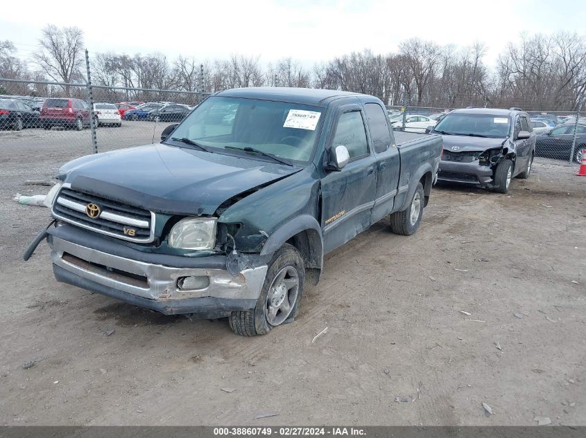 2002 Toyota Tundra Sr5 V8 VIN: 5TBBT44182S244210 Lot: 38860749