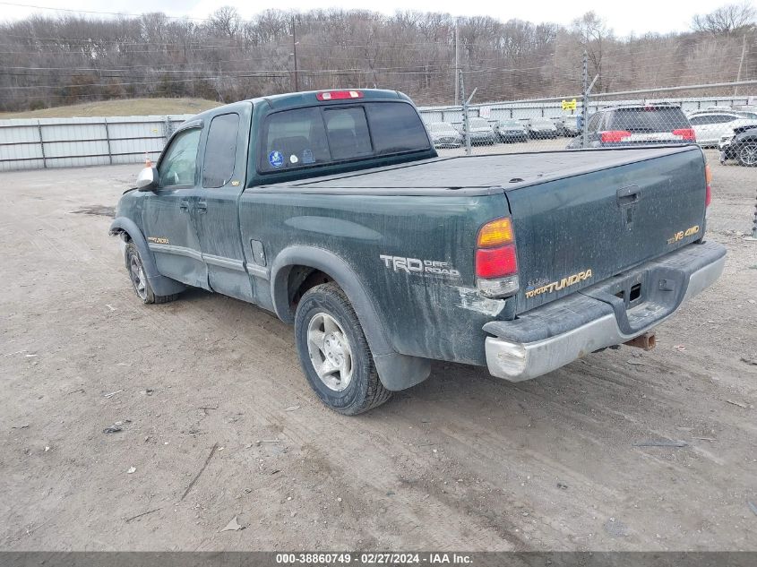 2002 Toyota Tundra Sr5 V8 VIN: 5TBBT44182S244210 Lot: 38860749