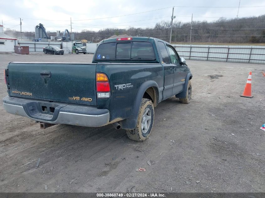 2002 Toyota Tundra Sr5 V8 VIN: 5TBBT44182S244210 Lot: 38860749