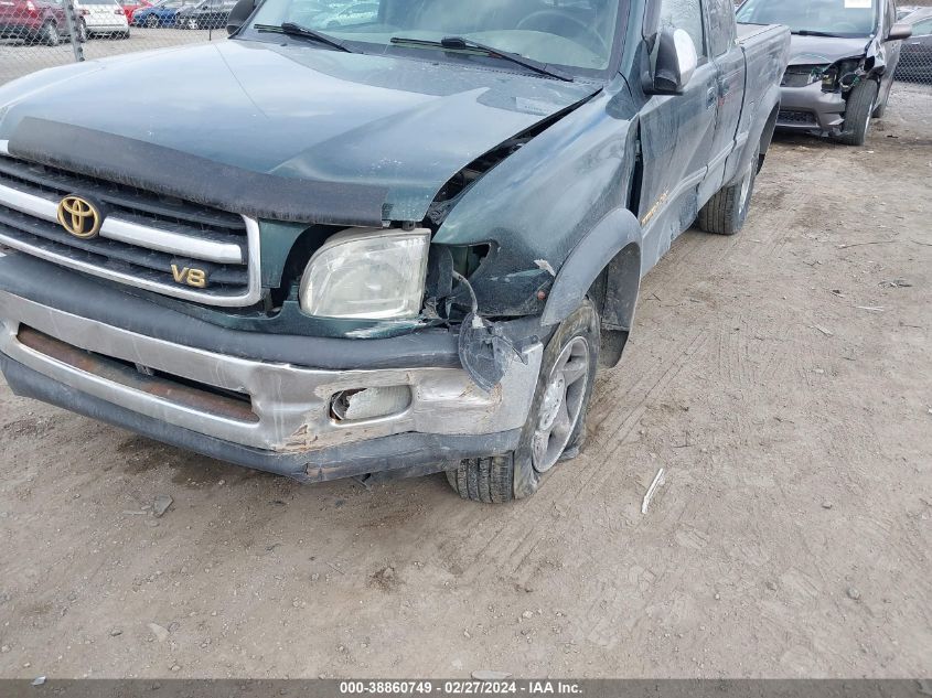 2002 Toyota Tundra Sr5 V8 VIN: 5TBBT44182S244210 Lot: 38860749