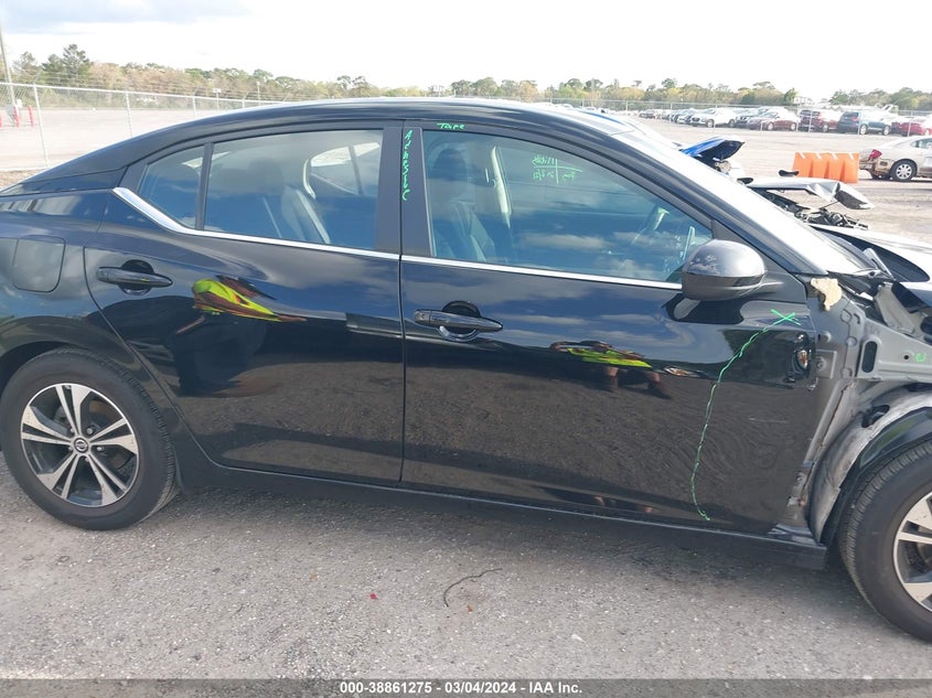 VIN 3N1AB8CV2PY244126 2023 NISSAN SENTRA SV XTRONIC CVT