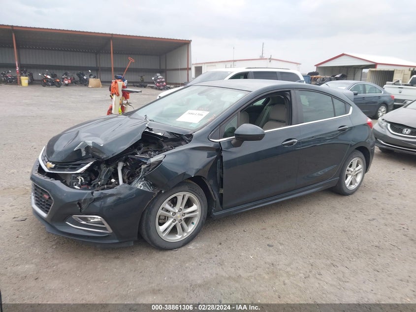 VIN 3G1BE6SM1JS631923 2018 CHEVROLET CRUZE LT AUTO