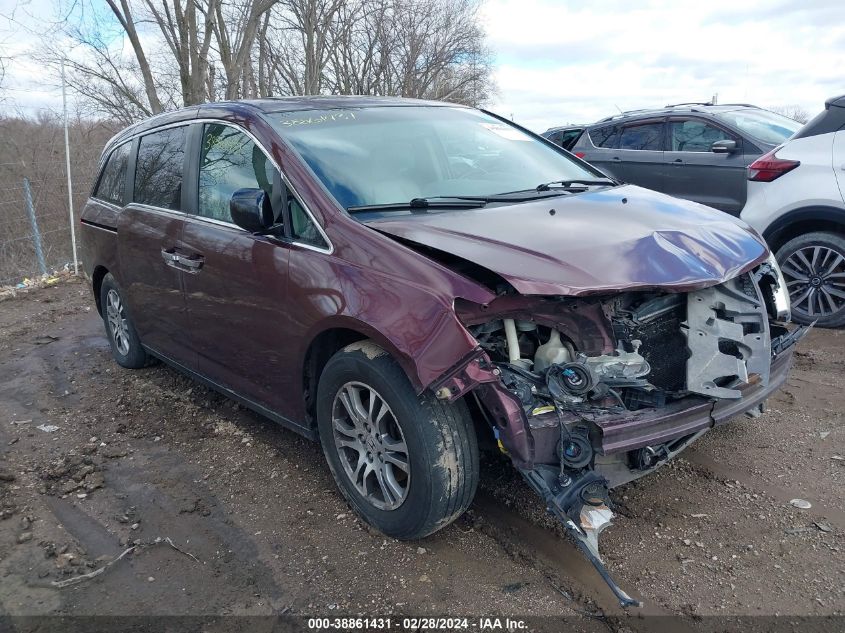 2012 Honda Odyssey Ex-L VIN: 5FNRL5H65CB091373 Lot: 38861431