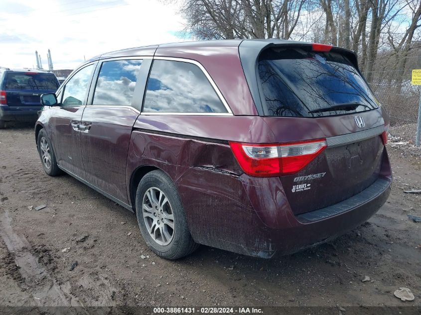 2012 Honda Odyssey Ex-L VIN: 5FNRL5H65CB091373 Lot: 38861431