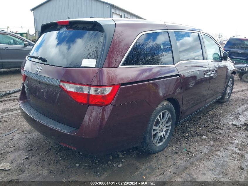 2012 Honda Odyssey Ex-L VIN: 5FNRL5H65CB091373 Lot: 38861431