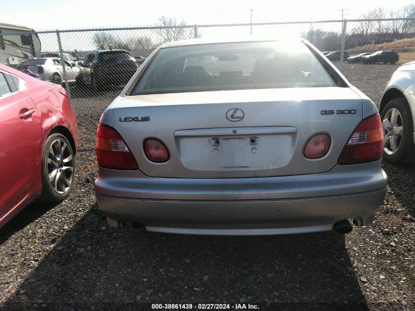 2000 Lexus Gs 300 VIN: JT8BD68S0Y0106285 Lot: 38861439