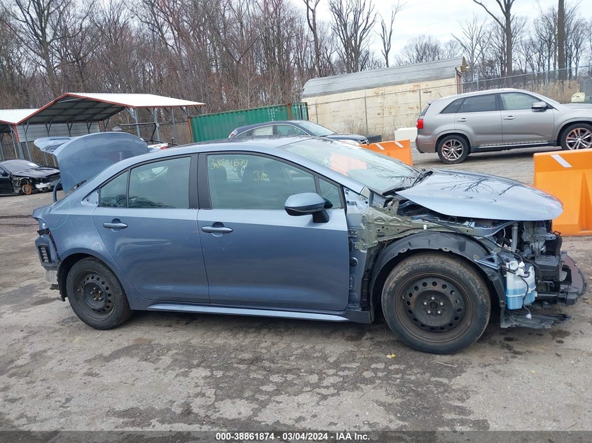 VIN 5YFEPMAE0MP245489 2021 TOYOTA COROLLA LE