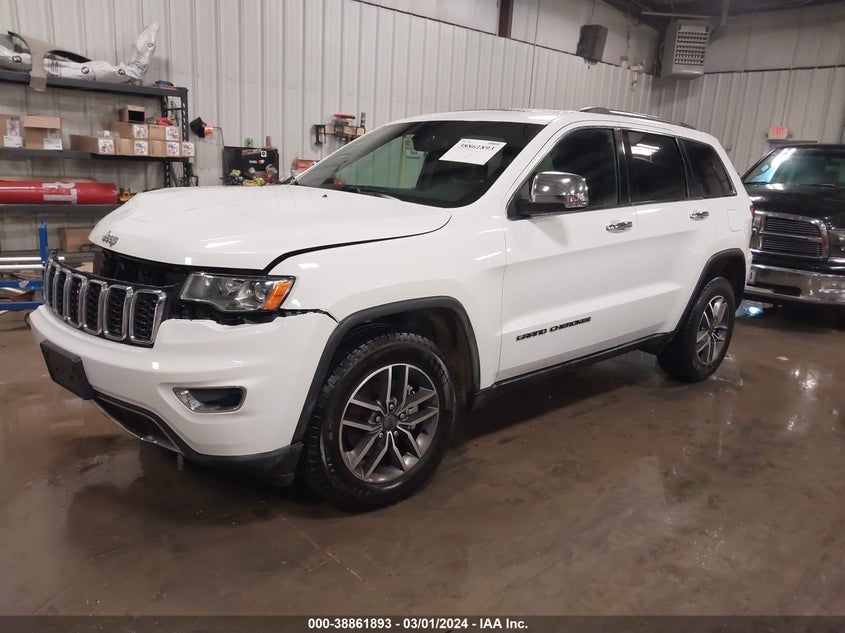 VIN 1C4RJFBG2LC310509 2020 JEEP GRAND CHEROKEE LIMITED 4X4