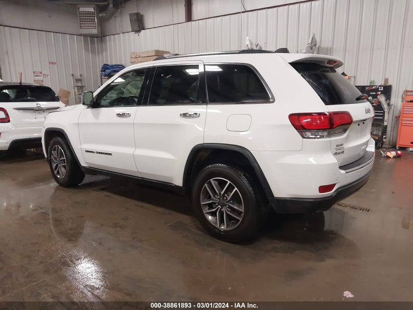 VIN 1C4RJFBG2LC310509 2020 JEEP GRAND CHEROKEE LIMITED 4X4