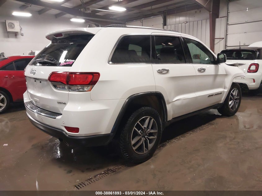 VIN 1C4RJFBG2LC310509 2020 JEEP GRAND CHEROKEE LIMITED 4X4