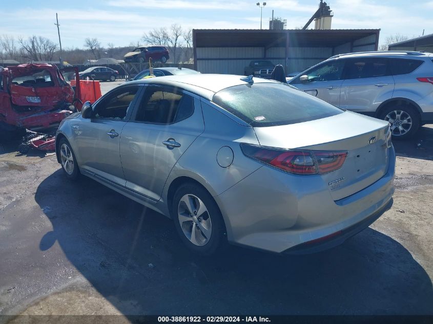 2014 Kia Optima Hybrid Lx VIN: KNAGM4AD6E5075840 Lot: 38861922