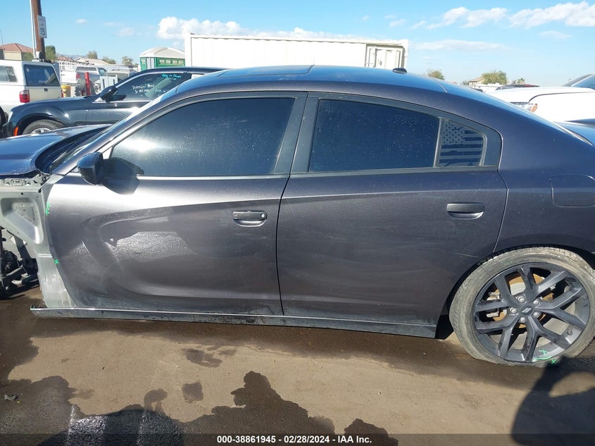 VIN 2C3CDXBG4MH591458 2021 DODGE CHARGER SXT