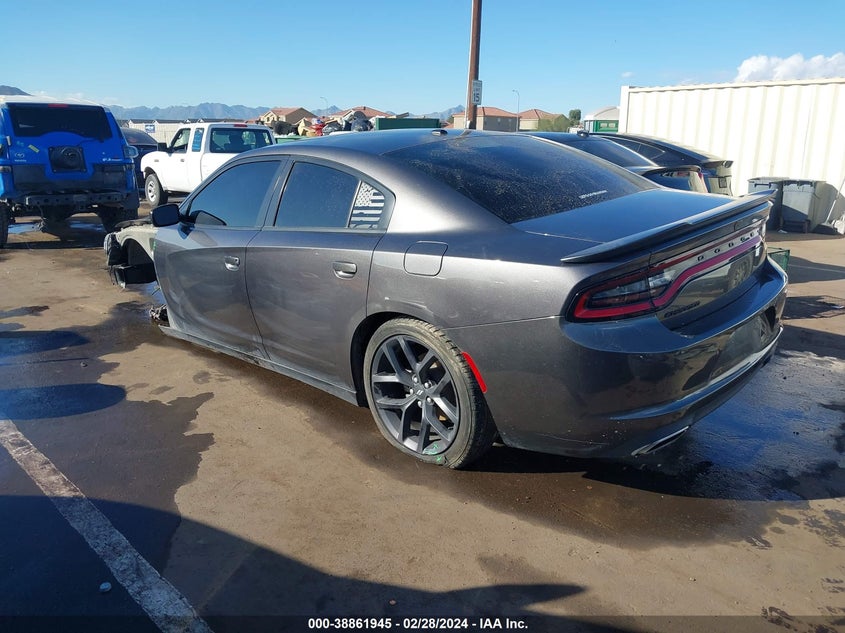 VIN 2C3CDXBG4MH591458 2021 DODGE CHARGER SXT