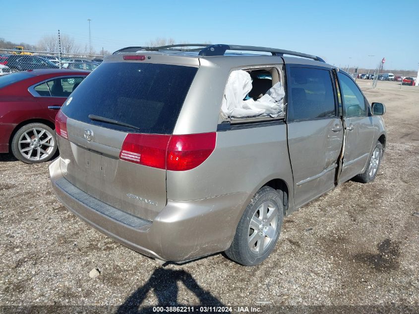 2004 Toyota Sienna Xle VIN: 05TDZA22CX4S18460 Lot: 38862211