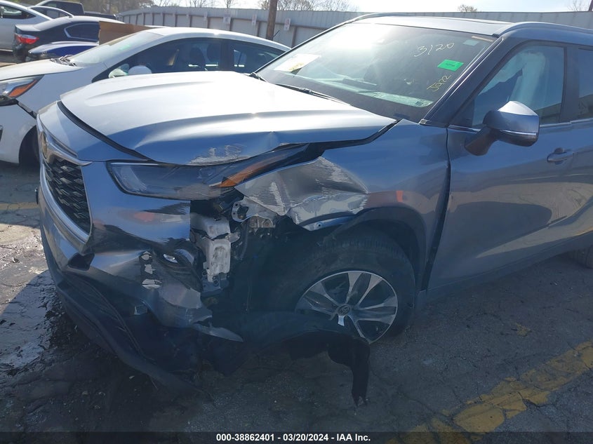 2023 TOYOTA HIGHLANDER VIN: 5TDKDRBH2PS027972