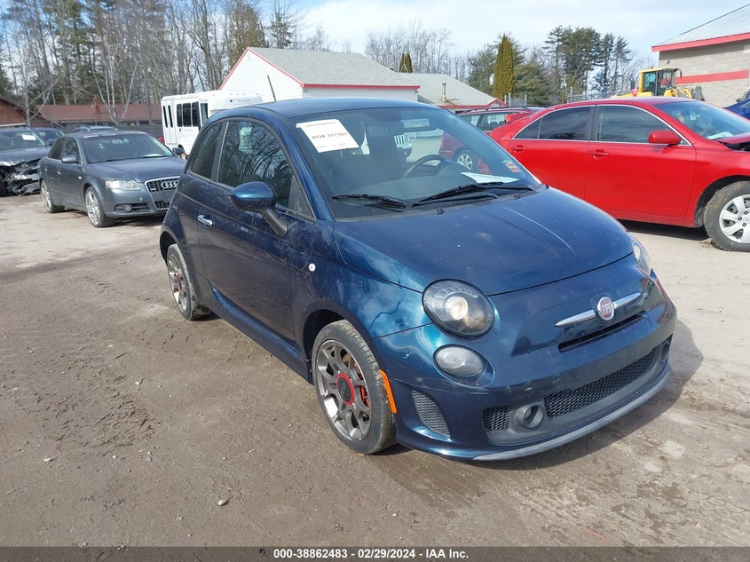 2013 Fiat 500 Turbo VIN: 3C3CFFHH1DT543296 Lot: 38862483