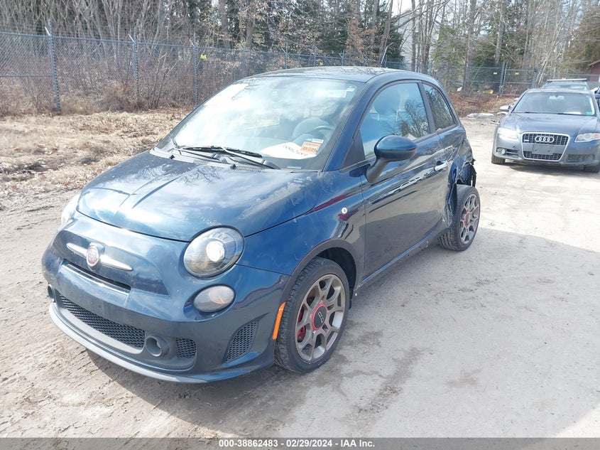 2013 Fiat 500 Turbo VIN: 3C3CFFHH1DT543296 Lot: 38862483
