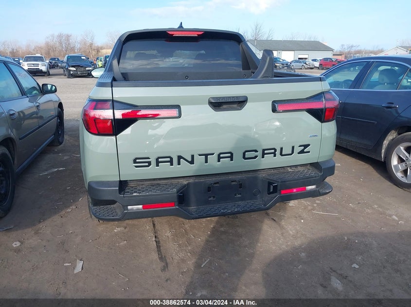 2022 HYUNDAI SANTA CRUZ SEL 5NTJBDAE7NH035209