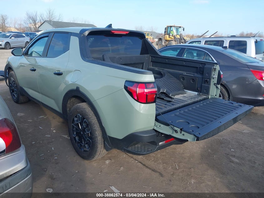 2022 HYUNDAI SANTA CRUZ SEL 5NTJBDAE7NH035209