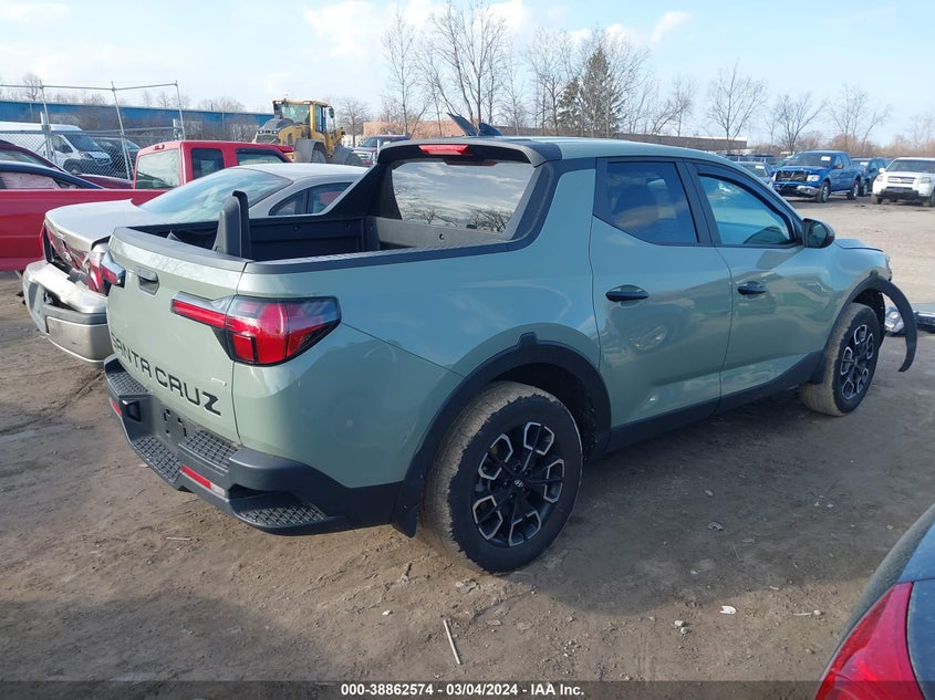 2022 HYUNDAI SANTA CRUZ SEL 5NTJBDAE7NH035209
