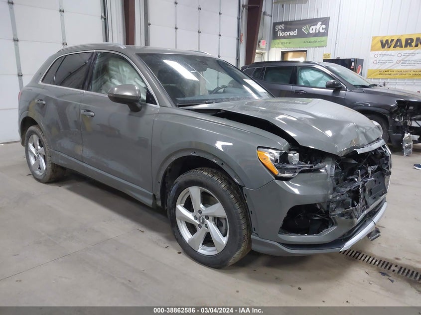 2020 Audi Q3 Premium 45 Tfsi Quattro Tiptronic VIN: WA1AECF38L1061131 Lot: 38862586